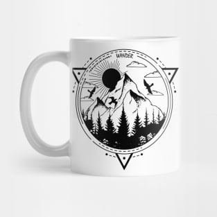 Wander Into The Mountains Mug